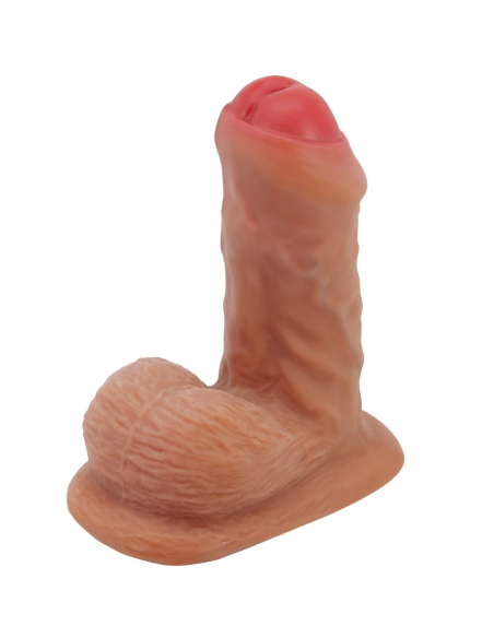 PRETTY LOVE - WARNELL DILDO ULTRA REALÍSTICO Y ELÁSTICO 9.5 CM MULATO