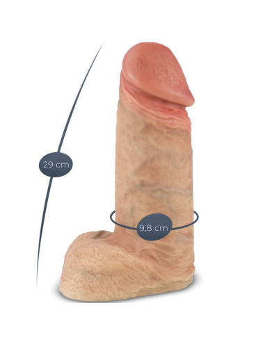 SILEXD - MODELO 1 XTREME PENE REALÍSTICO SILICONA PREMIUM 28 CM