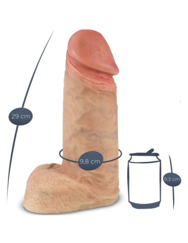 SILEXD - MODELO 1 XTREME PENE REALÍSTICO SILICONA PREMIUM 28 CM