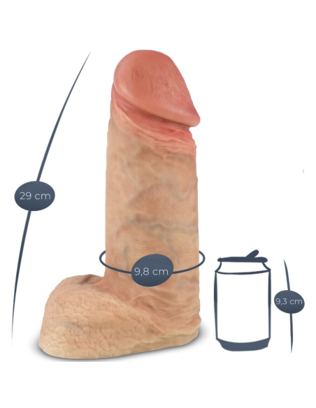 SILEXD - MODELO 1 XTREME PENE REALÍSTICO SILICONA PREMIUM 28 CM