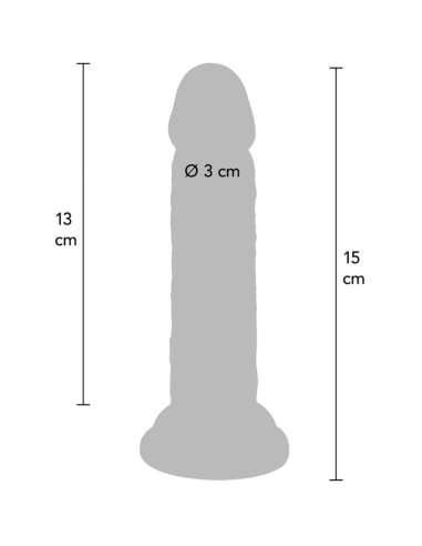 GET REAL - PENE REALÍSTICO DELUXE 15 CM