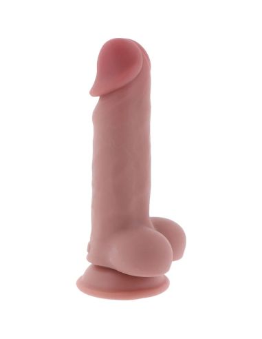GET REAL - PENE REALÍSTICO DELUXE CON TESTÍCULOS EXTRA GRUESO 17 CM