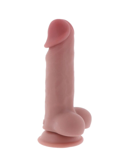 GET REAL - PENE REALÍSTICO DELUXE CON TESTÍCULOS EXTRA GRUESO 17 CM