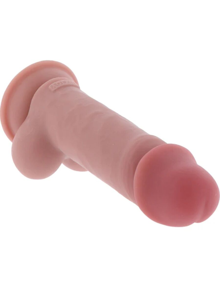 GET REAL - PENE REALÍSTICO DELUXE CON TESTÍCULOS EXTRA GRUESO 17 CM