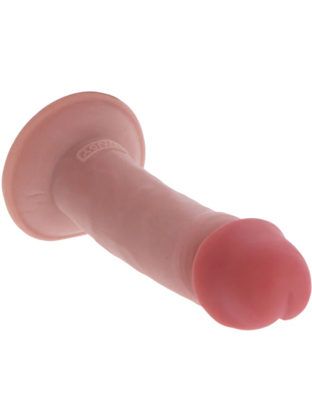 GET REAL - DILDO DELUXE DONG GRUESO DE DOBLE DENSIDAD TPE 18 CM