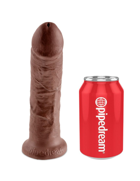 KING COCK - HARNESS CON PENE REALÍSTICO MARRÓN 20.3 CM