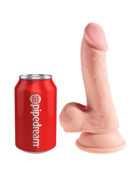 KING COCK - DILDO TRIPLE DENSIDAD 14 CM