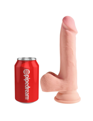 KING COCK - DILDO TRIPLE DENSIDAD 19 CM
