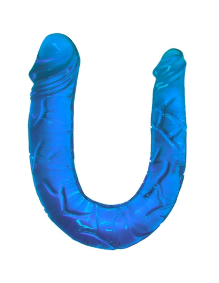 BAILE - DOUBLE DONG DILDO DOBLE AZUL