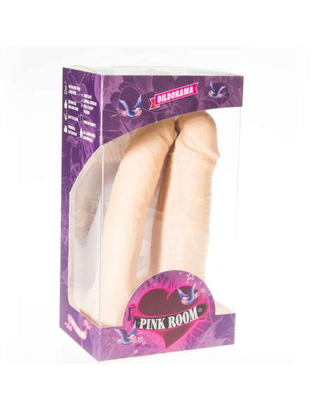 PINK ROOM - ARTHUS DILDO DOBLE REALÍSTICO NATURAL 17CM-15.5CM