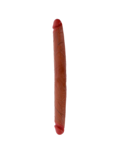 GET REAL - DILDO DOBLE DONG DE SILICONA CARAMELO 40 CM