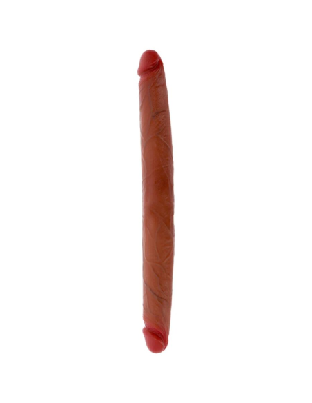 GET REAL - DILDO DOBLE DONG DE SILICONA CARAMELO 40 CM