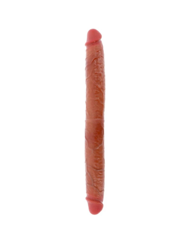 GET REAL - DILDO DOBLE DONG DE SILICONA CARAMELO 46 CM