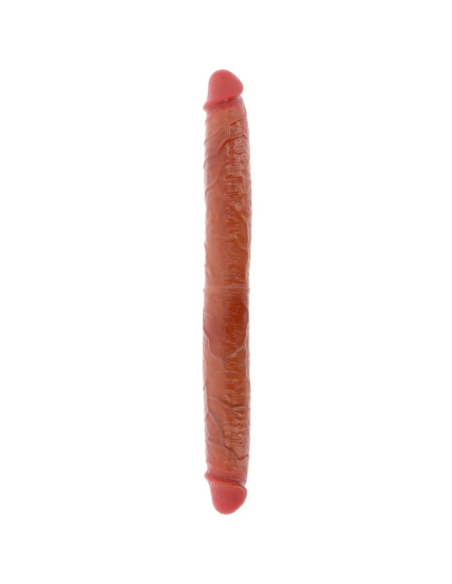 GET REAL - DILDO DOBLE DONG DE SILICONA CARAMELO 46 CM