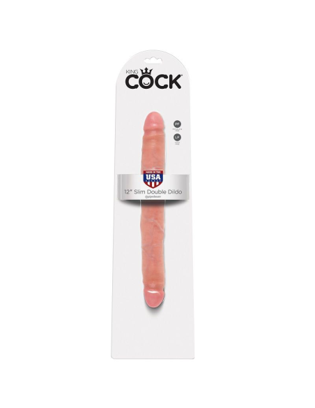 KING COCK - DILDO DOBLE NATURAL 30 CM