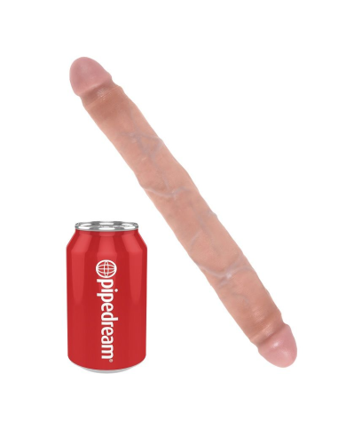 KING COCK - DILDO DOBLE NATURAL 30 CM