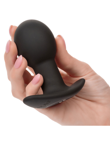 CALEXOTICS - ROCK BOTTOM PLUG ANAL 10 VIBRACIONES SILICONA NEGRO