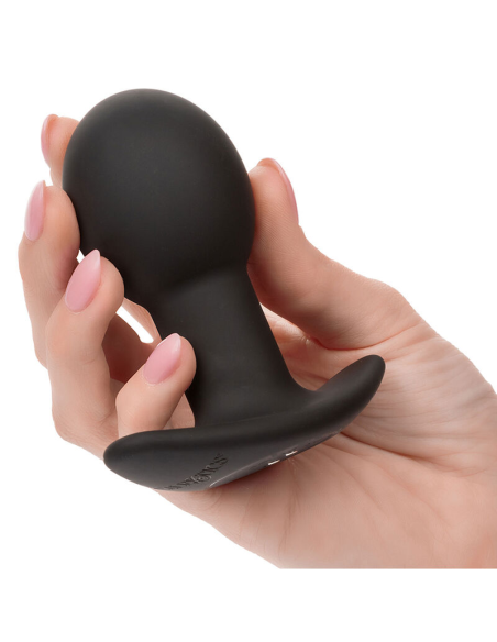 CALEXOTICS - ROCK BOTTOM PLUG ANAL 10 VIBRACIONES SILICONA NEGRO