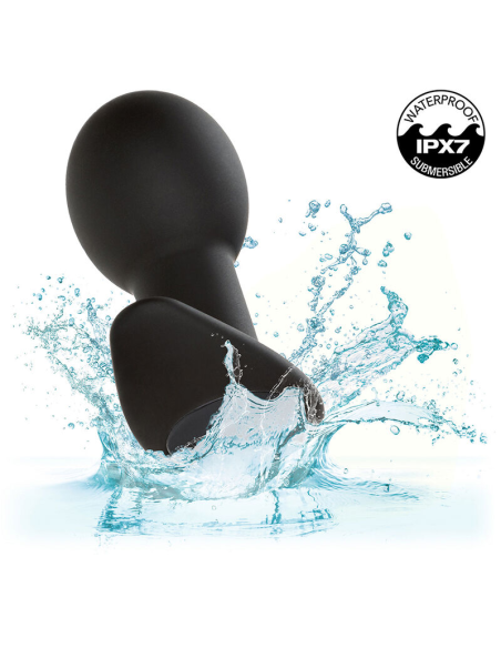 CALEXOTICS - ROCK BOTTOM PLUG ANAL 10 VIBRACIONES SILICONA NEGRO