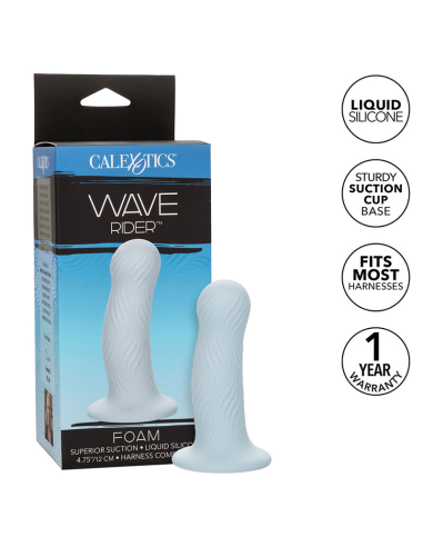 CALEXOTICS - WAVE RIDER PLUG ANAL ESPUMA AZUL