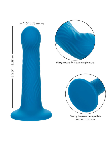 CALEXOTICS - WAVE RIDER RIPPLE PLUG ANAL AZUL