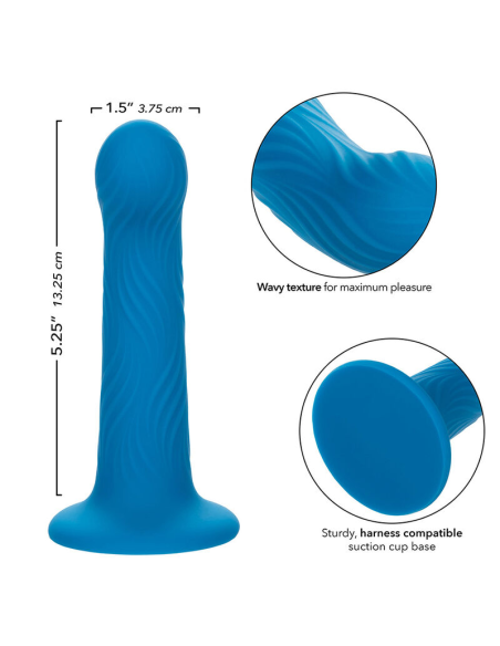CALEXOTICS - WAVE RIDER RIPPLE PLUG ANAL AZUL