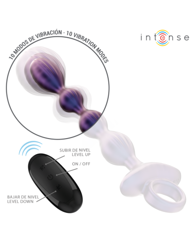 INTENSE - JACKIE PLUG ANAL VIBRADOR MODELO 1 CONTROL REMOTO