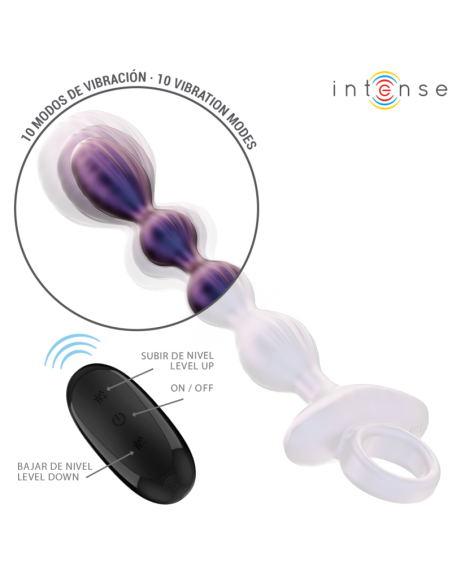 INTENSE - JACKIE PLUG ANAL VIBRADOR MODELO 1 CONTROL REMOTO