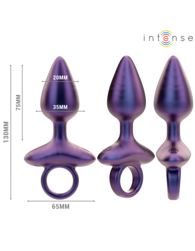 INTENSE - MICHAEL PLUG ANAL VIBRADOR MODELO 2 CONTROL REMOTO