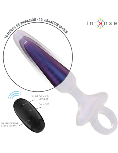 INTENSE - MARLON PLUG ANAL VIBRADOR MODELO 4 CONTROL REMOTO