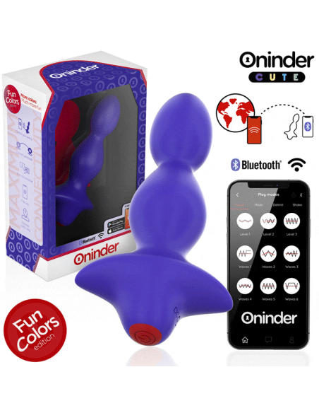ONINDER CUTE - LOVE BUTT VIBRADOR PLUG ANAL DILATADOR - APP MUNDIAL GRATUITA