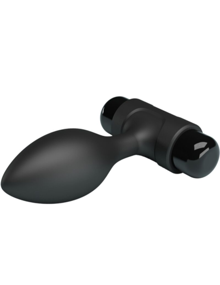 PRETTY LOVE - VIBRA BUTT PLUG ANAL 10 VIBRACIONES NEGRO