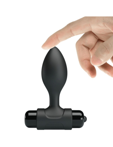 PRETTY LOVE - VIBRA BUTT PLUG ANAL 10 VIBRACIONES NEGRO
