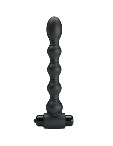 PRETTY LOVE - LYNN PLUG ANAL SILICONA 10 VIBRACIONES NEGRO