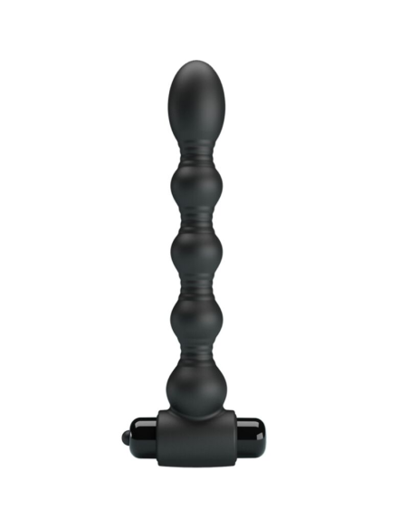 PRETTY LOVE - LYNN PLUG ANAL SILICONA 10 VIBRACIONES NEGRO