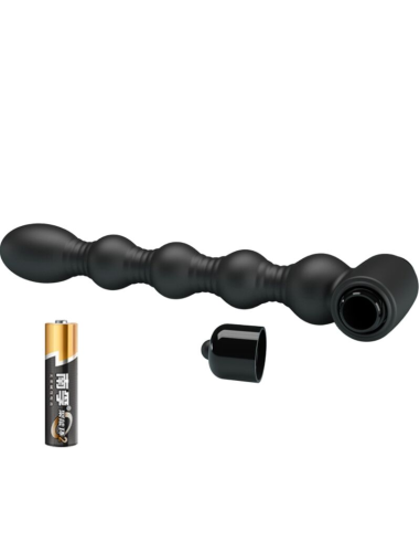PRETTY LOVE - LYNN PLUG ANAL SILICONA 10 VIBRACIONES NEGRO