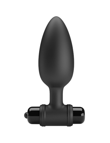 PRETTY LOVE - VIBRA BUTT PLUG 2 PLUG ANAL 10 VIBRACIONES NEGRO