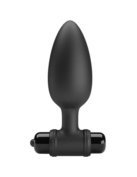 PRETTY LOVE - VIBRA BUTT PLUG 2 PLUG ANAL 10 VIBRACIONES NEGRO