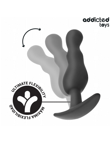 ADDICTED TOYS - SET DE 3 PLUG ANAL SILICONA MODELO 1