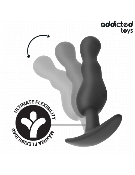 ADDICTED TOYS - SET DE 3 PLUG ANAL SILICONA MODELO 1