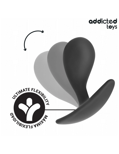 ADDICTED TOYS - SET DE 3 PLUG ANAL SILICONA MODELO 3