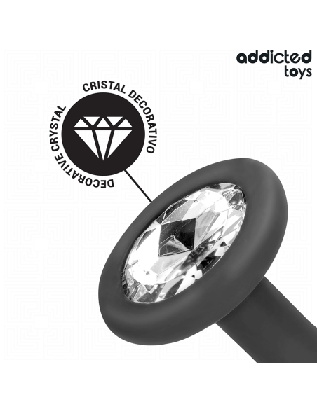 ADDICTED TOYS - SET DE 3 PLUG SILICONA ANAL CON JOYA