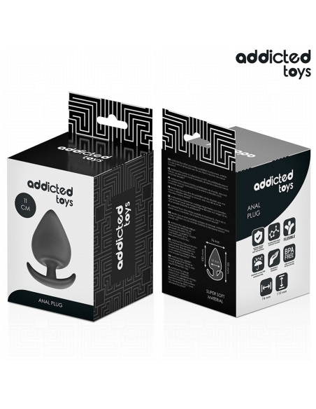 ADDICTED TOYS - PLUG ANAL SILICONA TALLA XXL 11 CM