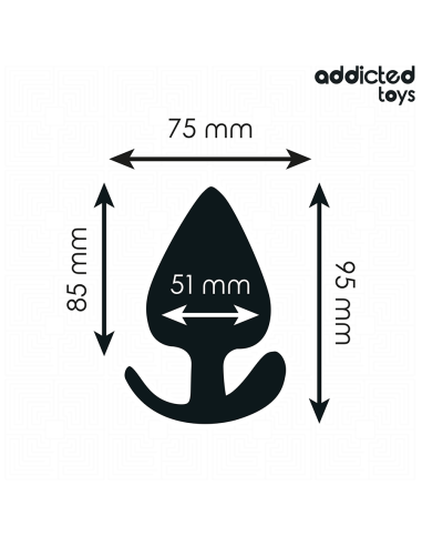 ADDICTED TOYS - PLUG ANAL SILICONA TALLA XL 9.5 CM