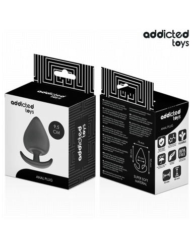 ADDICTED TOYS - PLUG ANAL SILICONA TALLA XL 9.5 CM
