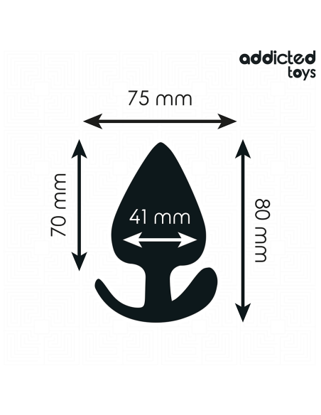 ADDICTED TOYS - PLUG ANAL SILICONA TALLA L 8 CM