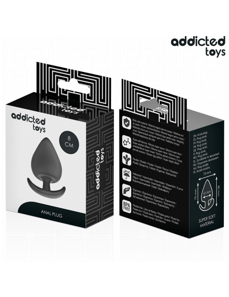 ADDICTED TOYS - PLUG ANAL SILICONA TALLA L 8 CM
