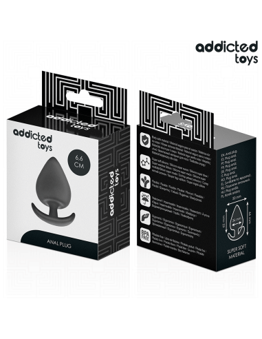 ADDICTED TOYS - PLUG ANAL SILICONA TALLA M 6,6 CM