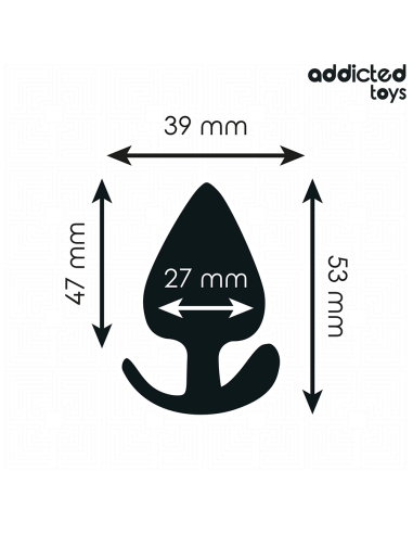 ADDICTED TOYS - PLUG ANAL SILICONA TALLA S 5,3 CM