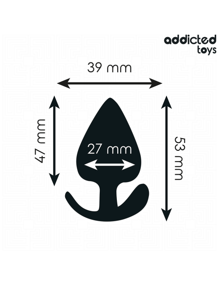 ADDICTED TOYS - PLUG ANAL SILICONA TALLA S 5,3 CM
